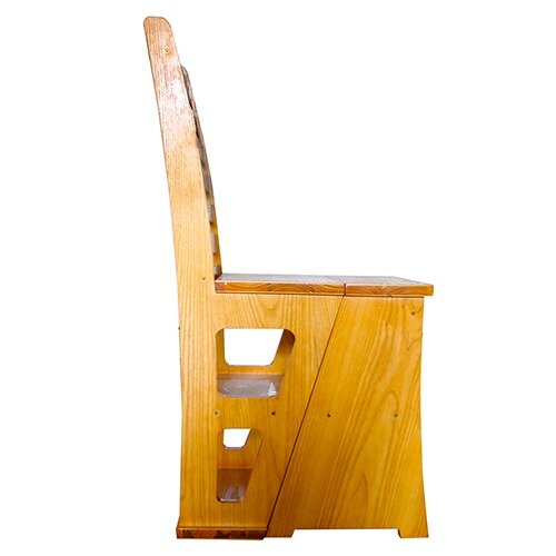 ghế thang gỗ tự nhiên